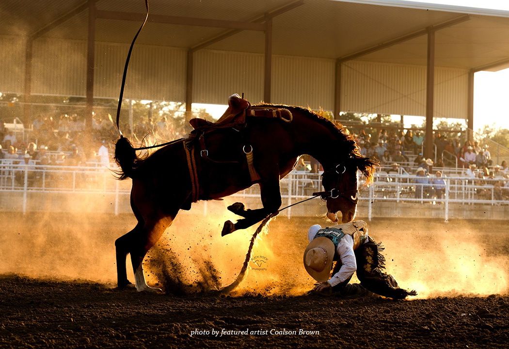 horse and cowboy image