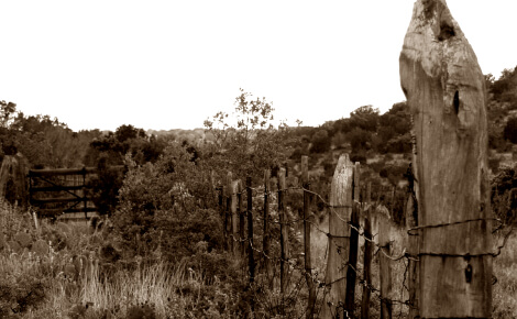 an old rural fence